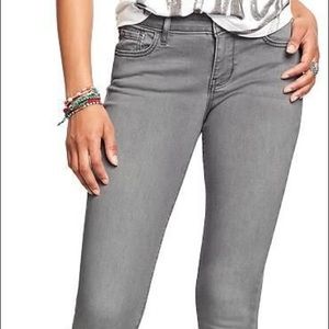 Old navy rockstar gray skinny jeans